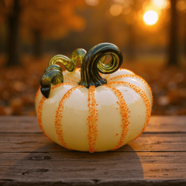 Tigerlily Squat Pumpkin Inspo Luke Adams Glass Blowing Studio 