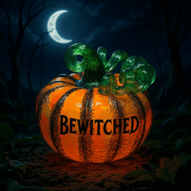 Throwback - Bewitched Squat Pumpkin Inspo Luke Adams Glass Blowing Studio 
