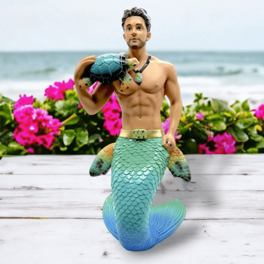 Turtle Time Merman Ornament December Diamonds 