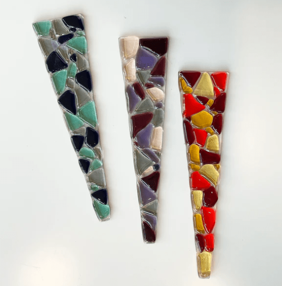 Mother's Day - FUSED GARDEN STAKES - 1 hour Fused Glass Class Class Luke Adams Glass Blowing Studio 