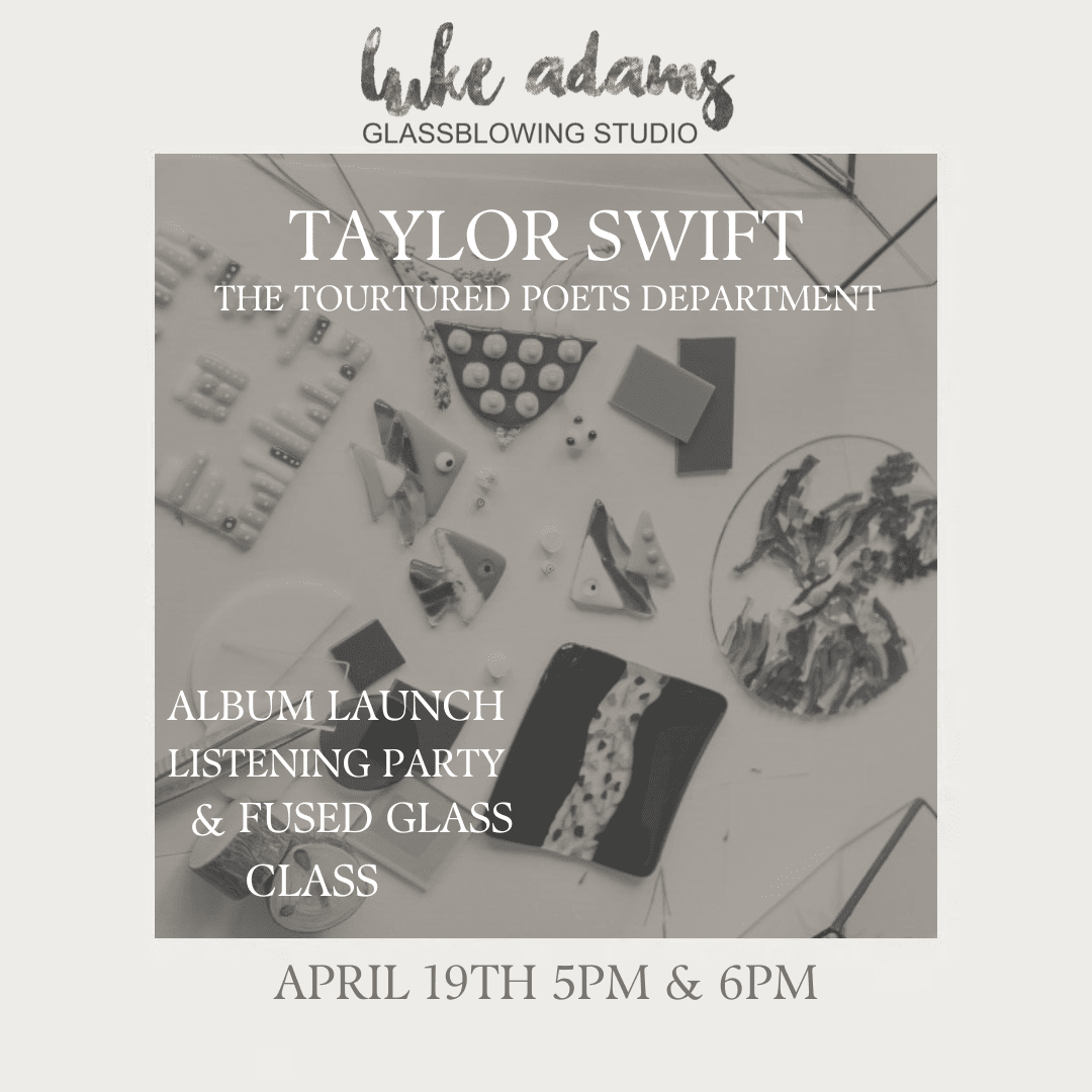 Swiftie Fused Glass Class and Album Listening Party