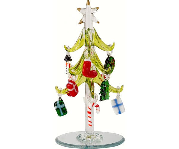 Glass Novelty Christmas Tree 11 Decor Gift Essentials 