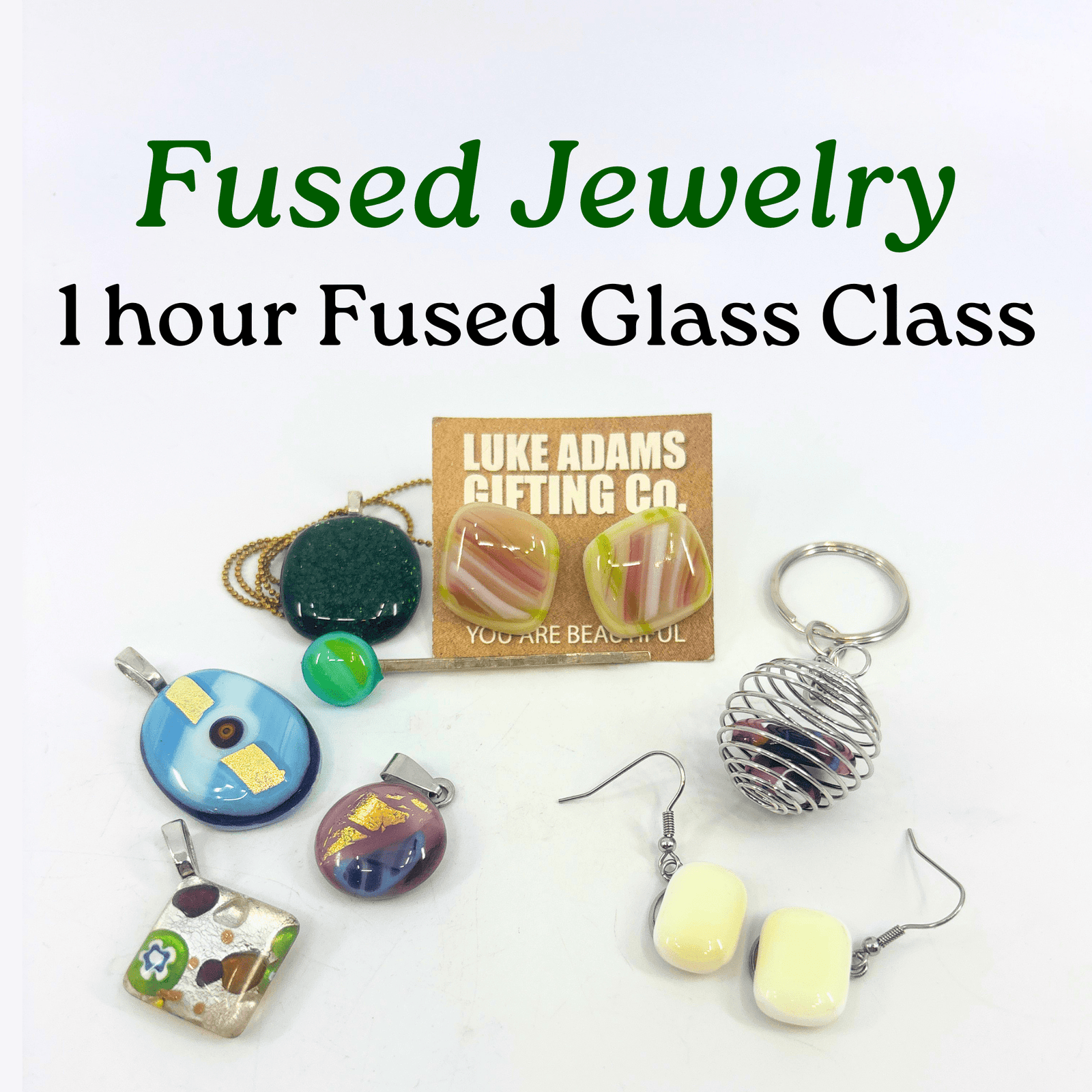 Fused Jewelry 1 hour Fused Glass Class Class Classes 