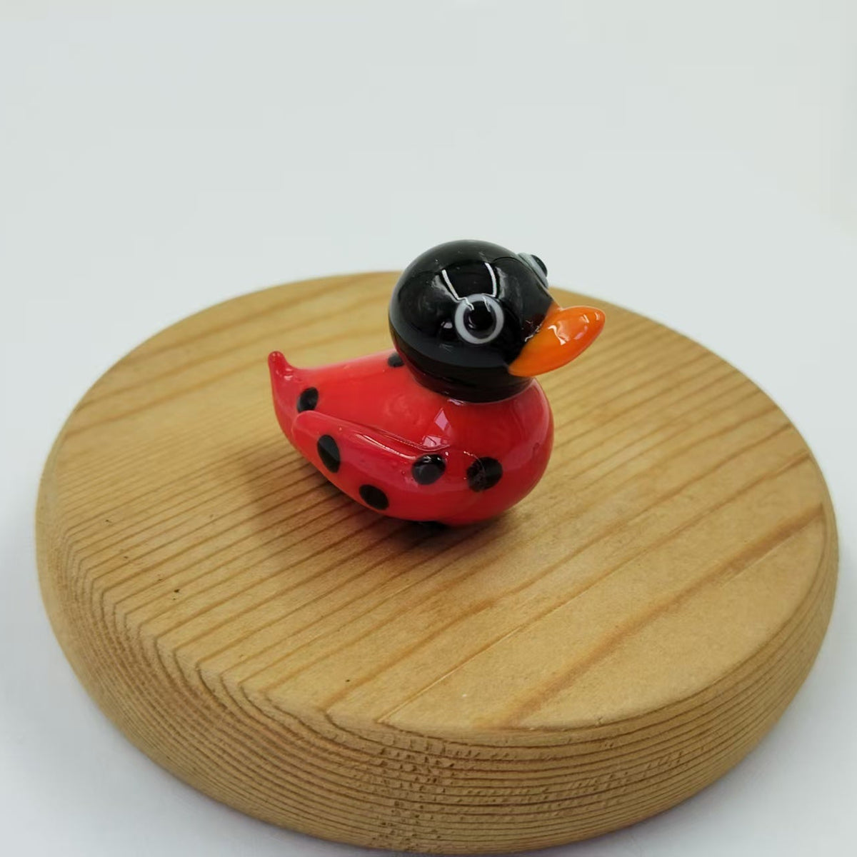 Ladybug - Mini Glass Rubber Duck