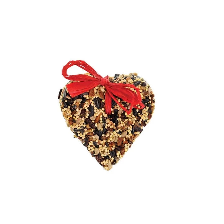 Wild Bird Seed Outdoor Heart Ornament
