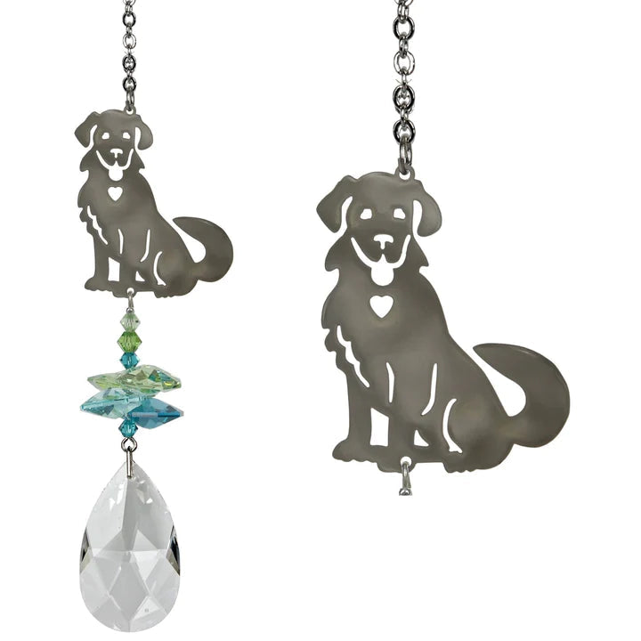Crystal Fantasy Dog Suncatcher, 11 Woodstock Chimes 