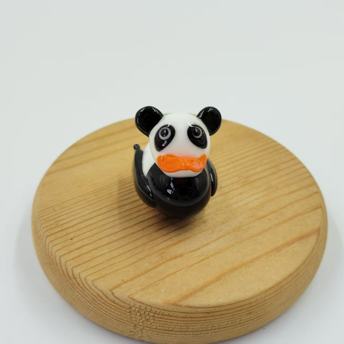 Panda - Mini Glass Rubber Duck