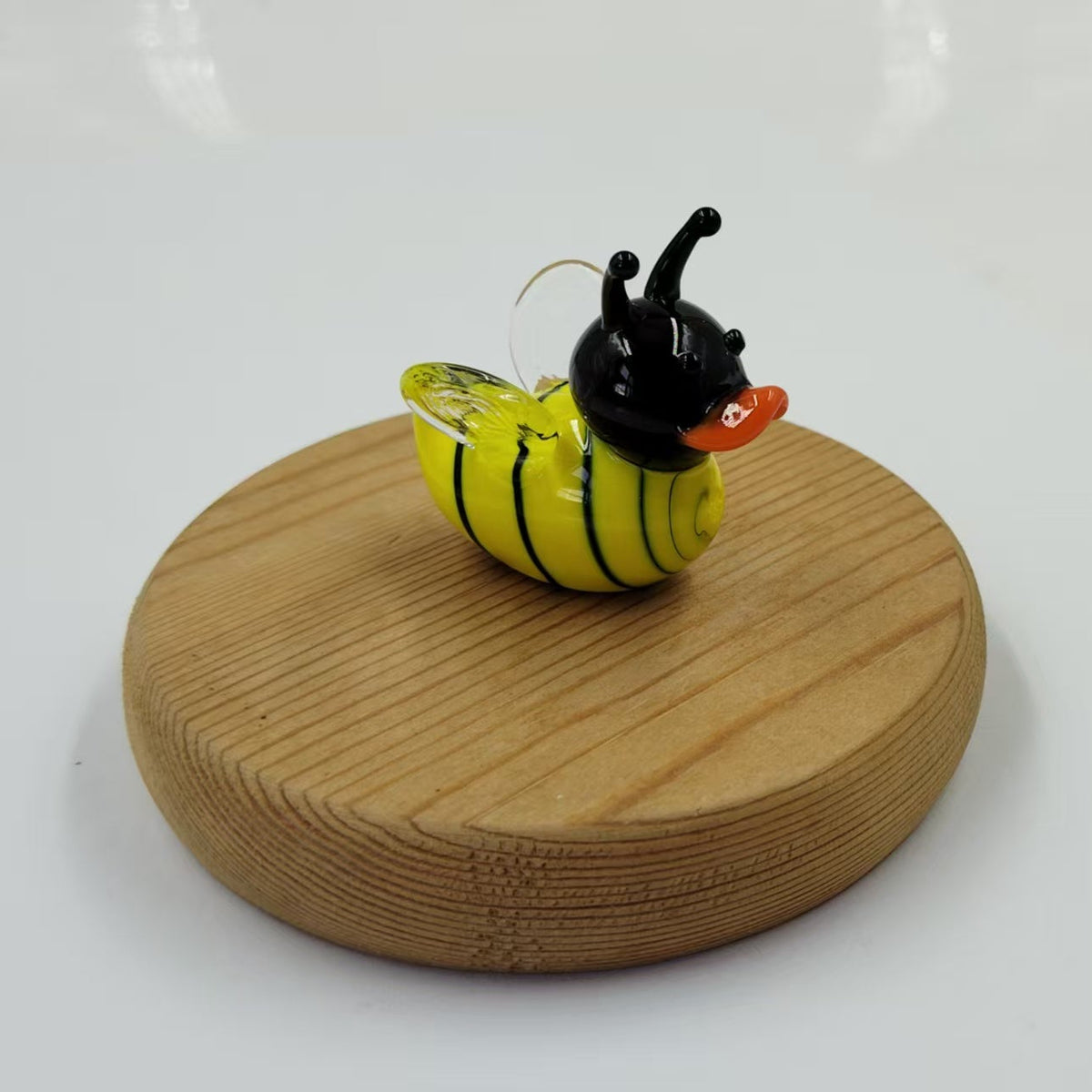 Bumble Bee - Mini Glass Rubber Duck
