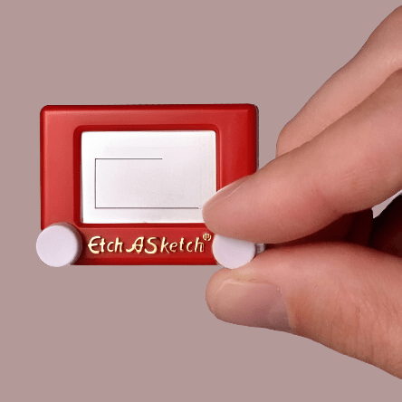 World's Smallest Etch a Sketch Super Impulse 