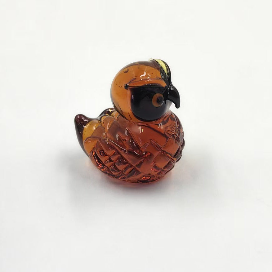 Owl - Mini Glass Rubber Duck