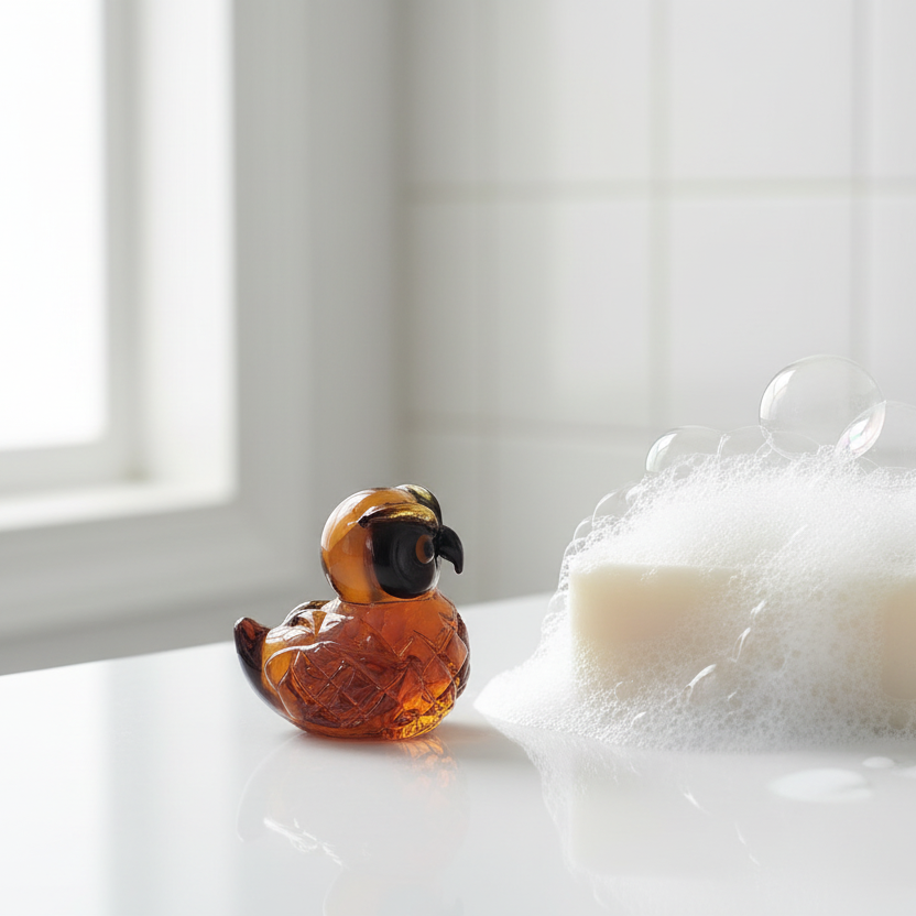 Owl - Mini Glass Rubber Duck