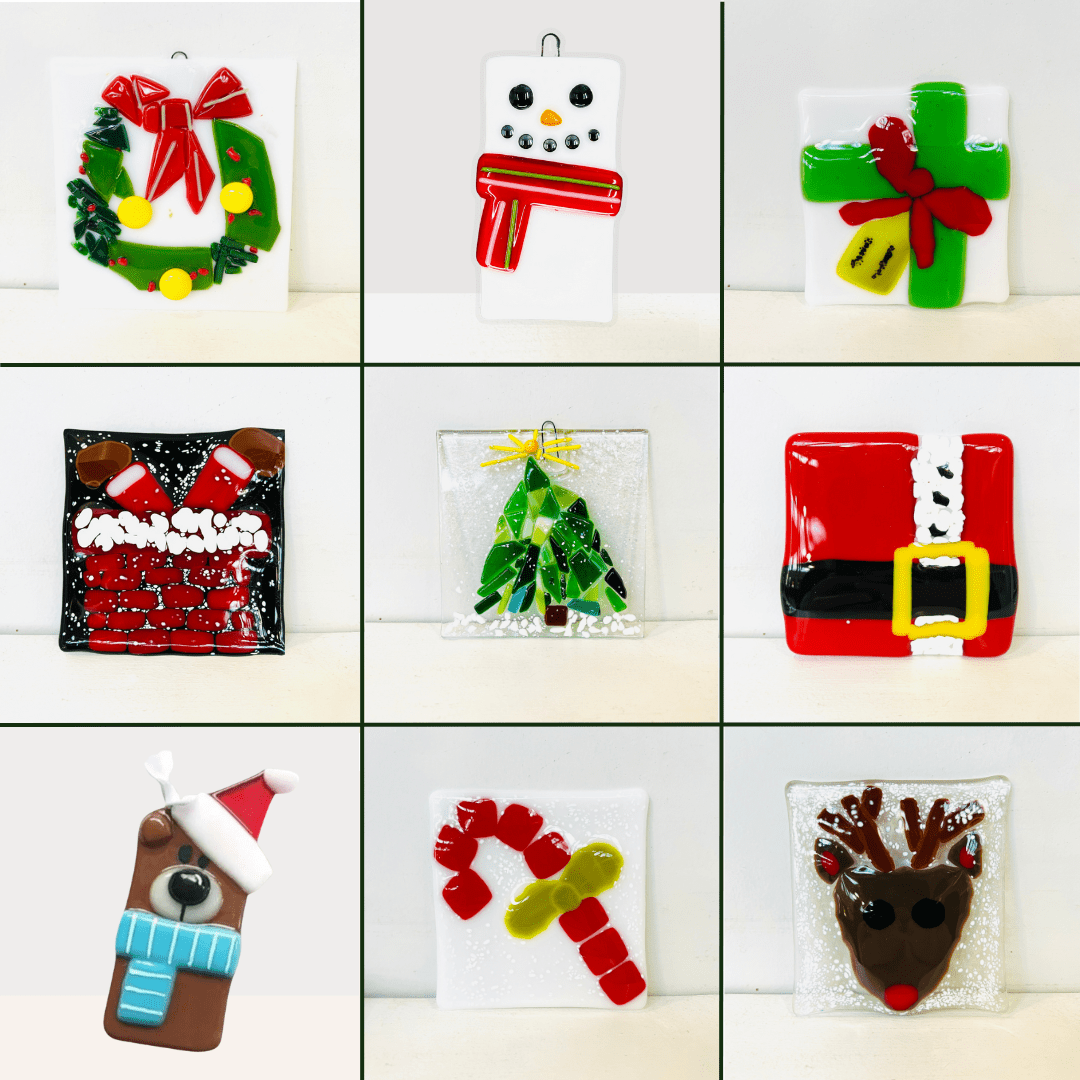 Fused Glass Ornament Class Class Luke Adams Glass Blowing Studio 