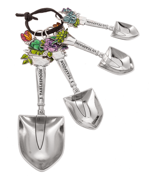 Measuring Spoons, Succulents Miniature GANZ 
