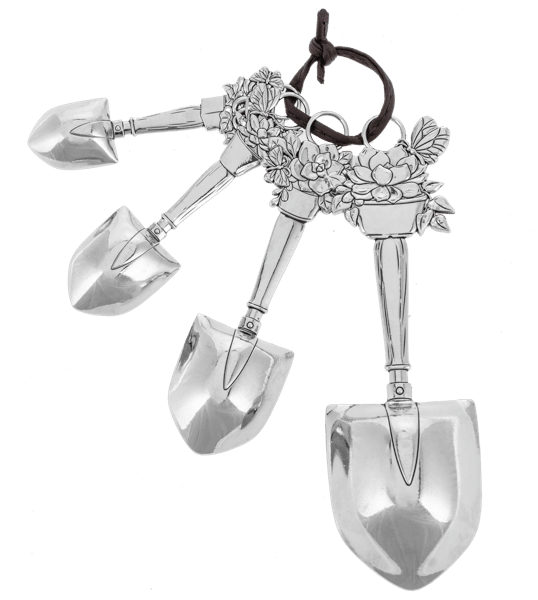 Measuring Spoons, Succulents Miniature GANZ 