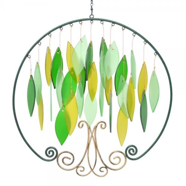 Glass Tree of Life Wind Chime, Spring Gift Essentials 