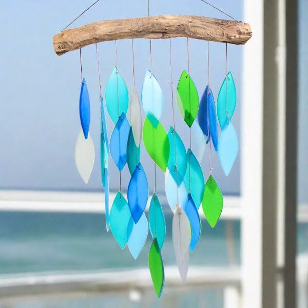 Ocean Glass Wind Chime, Waterfall Gift Essentials 