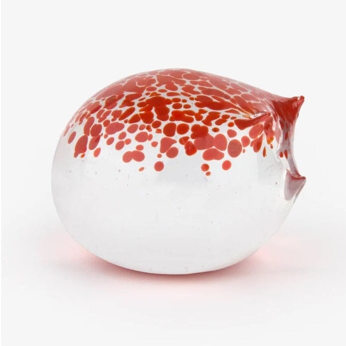 HedgeHugs, Red Miniature Henrietta Glass 