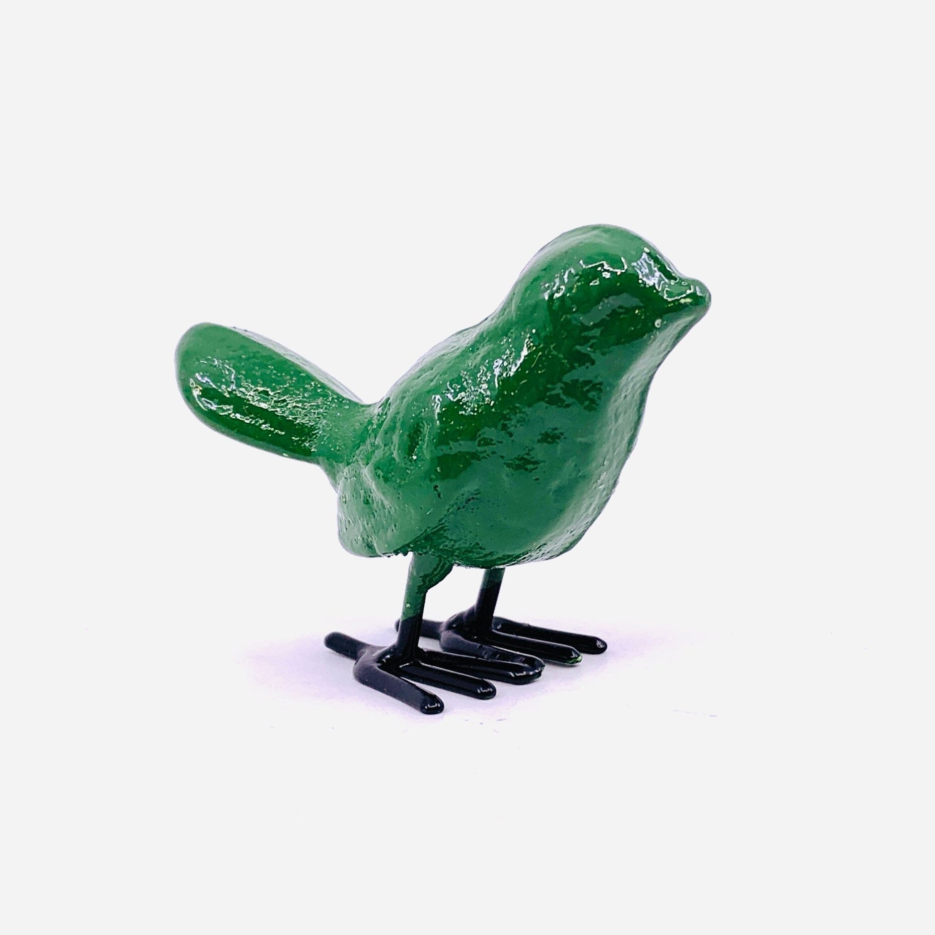 Little Cast Iron Bird, Hunter Green Decor Ganz 