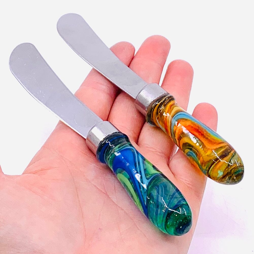 Swirl Glass Spreaders, Multi Decor Gift Essentials 