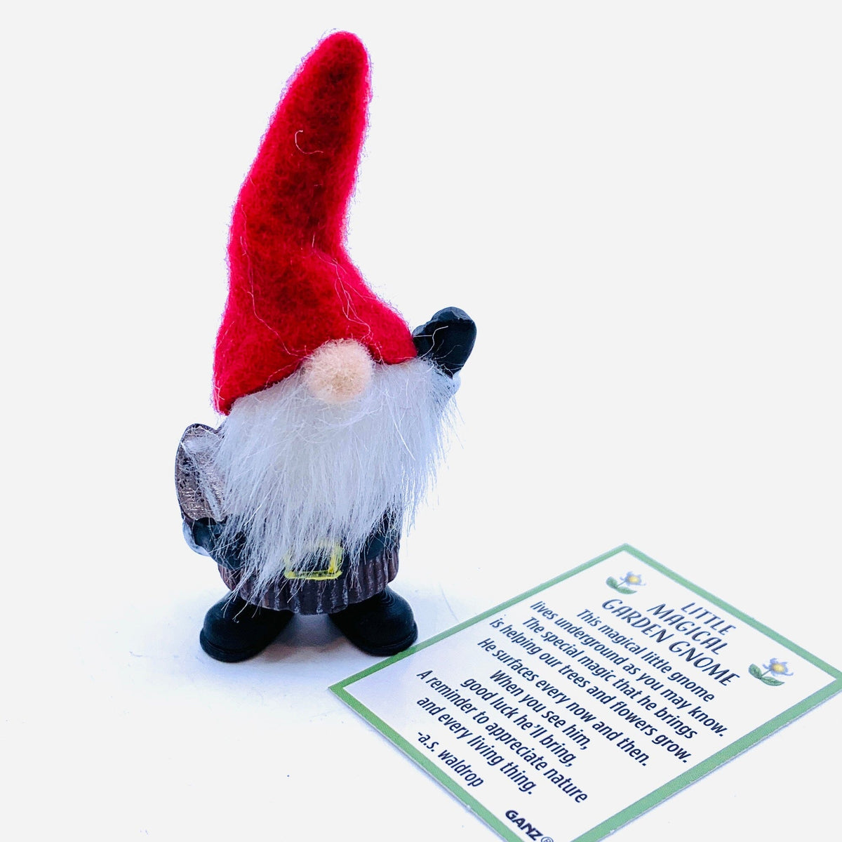 Little Magical Garden Gnome, Red Hat Miniature GANZ 