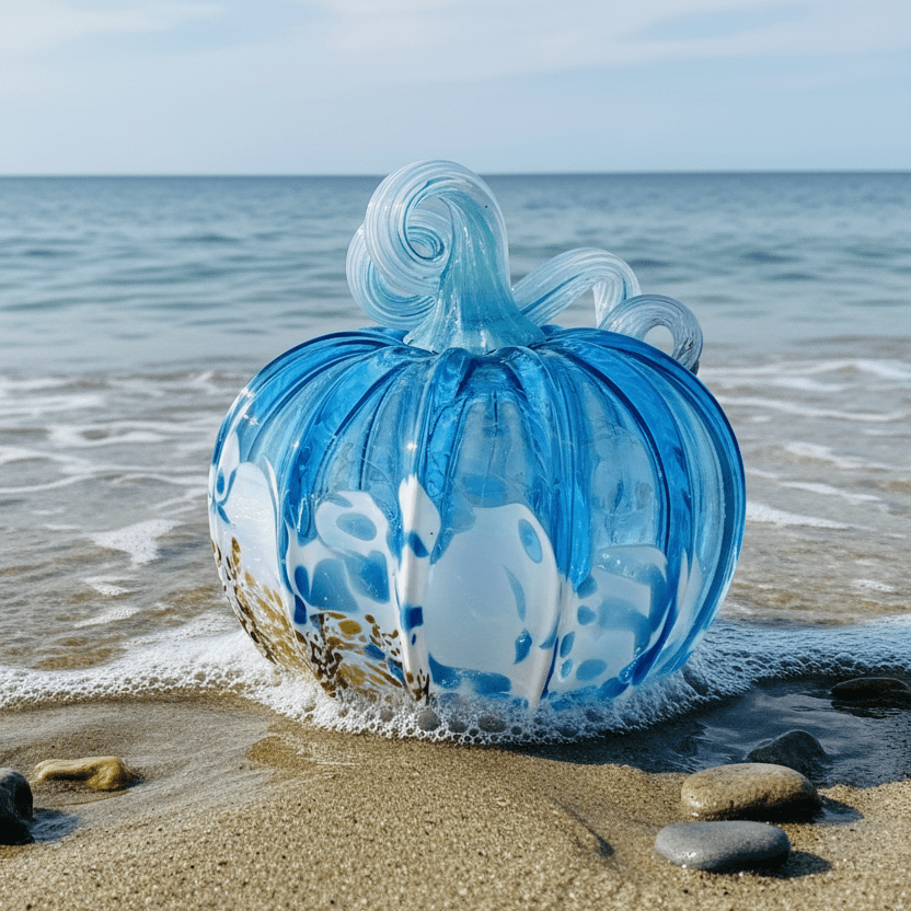 Summer Beachy Squat Pumpkin Inspo Luke Adams Glass Blowing Studio 