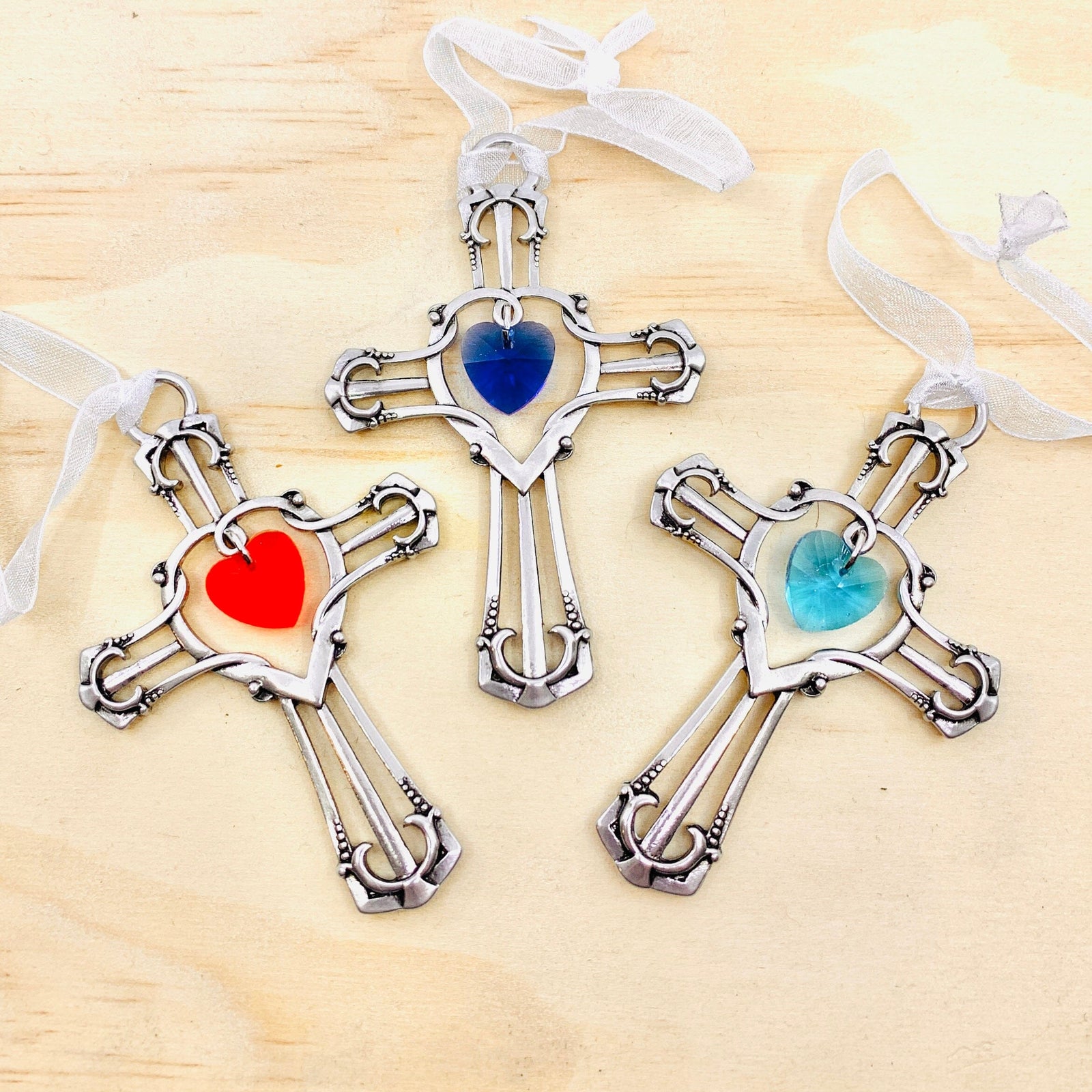 Colors of Faith Cross Ornaments Ornament GANZ 