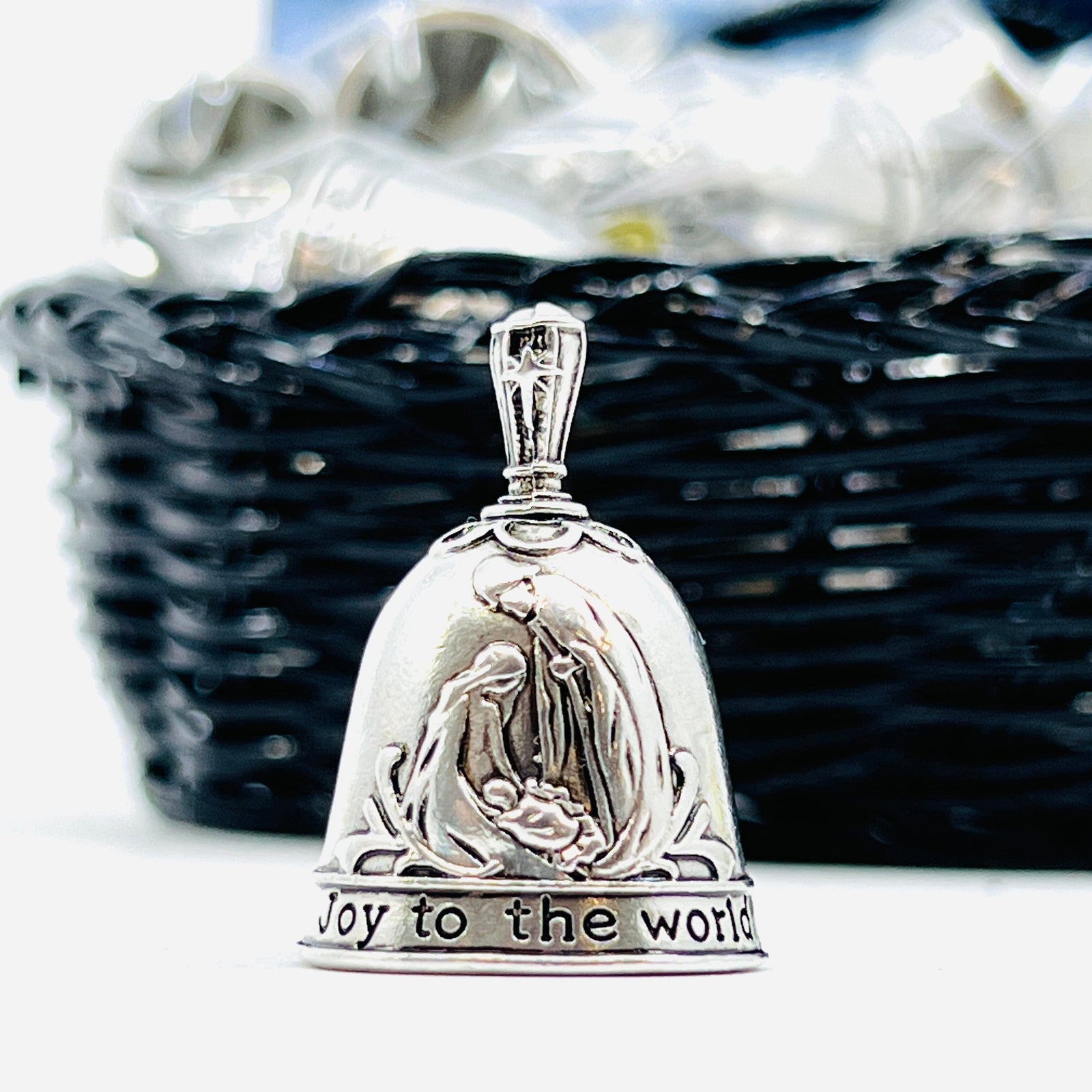 Little Nativity Bell Pocket Charm Miniature GANZ 