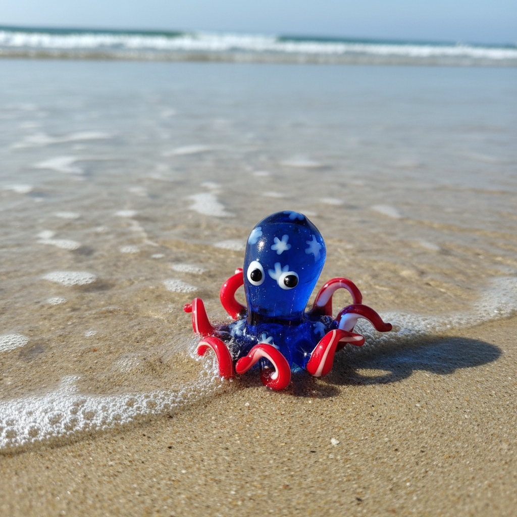 Glass Mini Americana Octopus