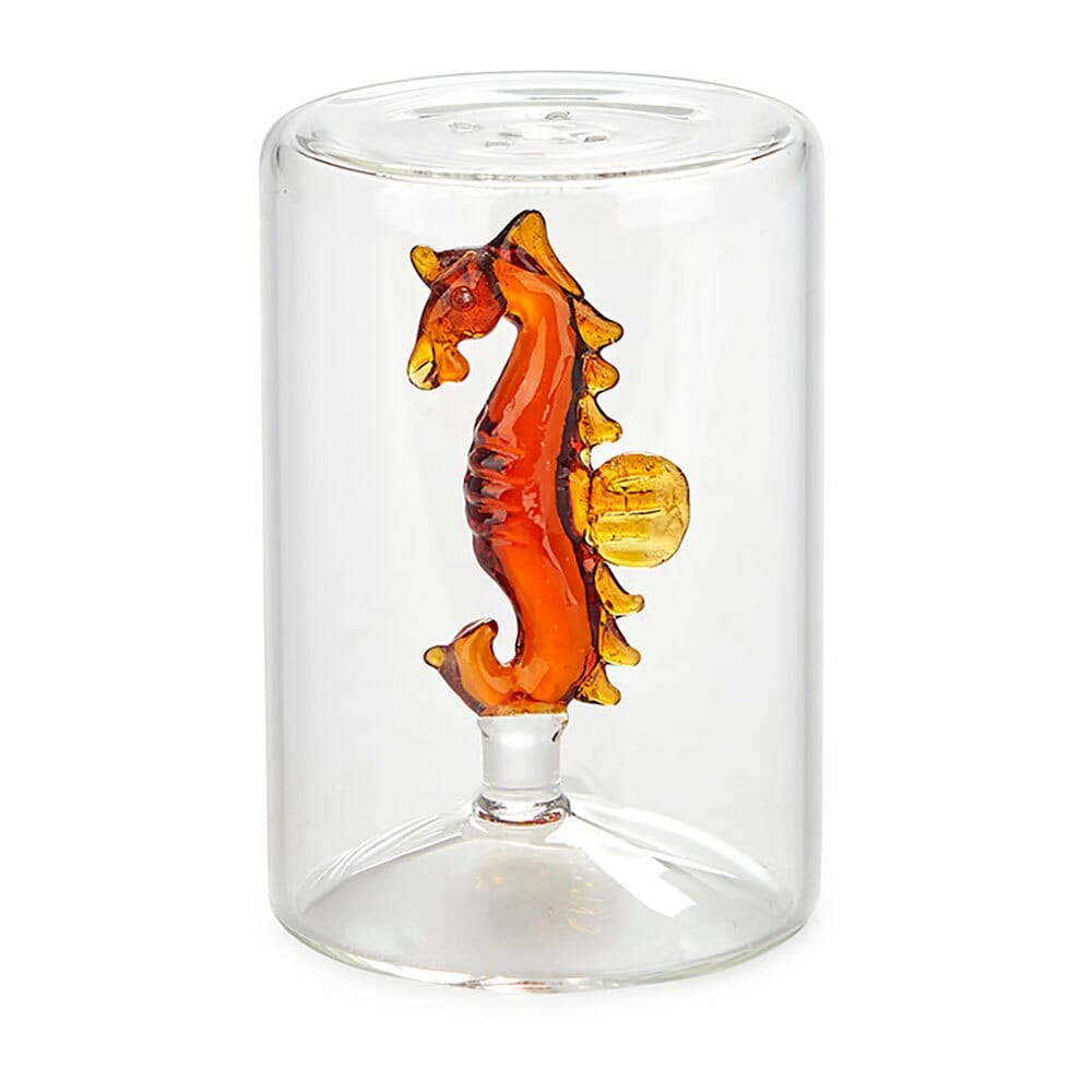 Glass Salt Shaker, Sea Horse Decor Balvi 