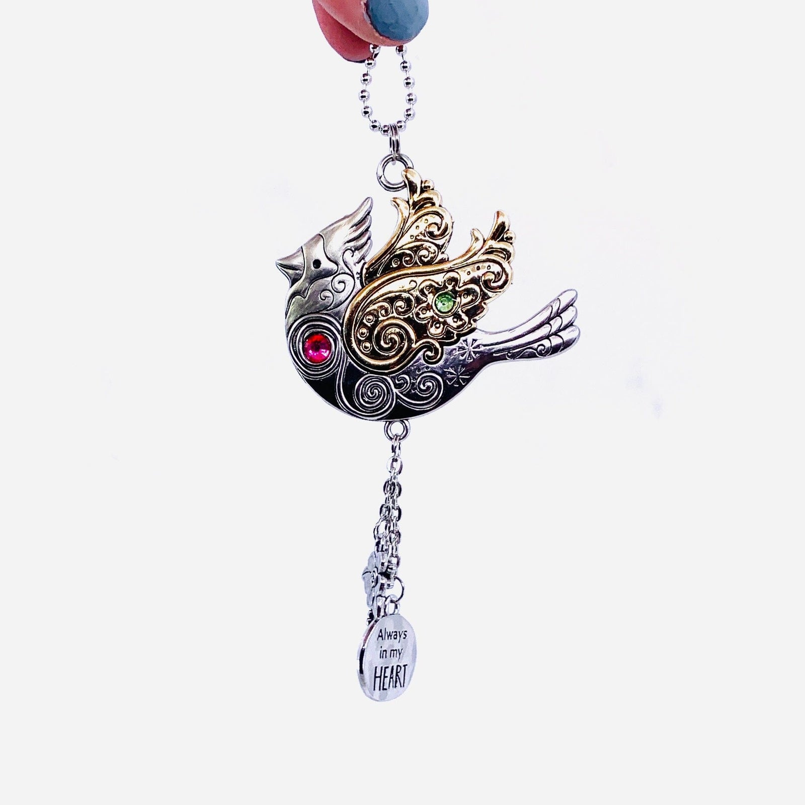 Cardinal Car Charm Ornament GANZ 