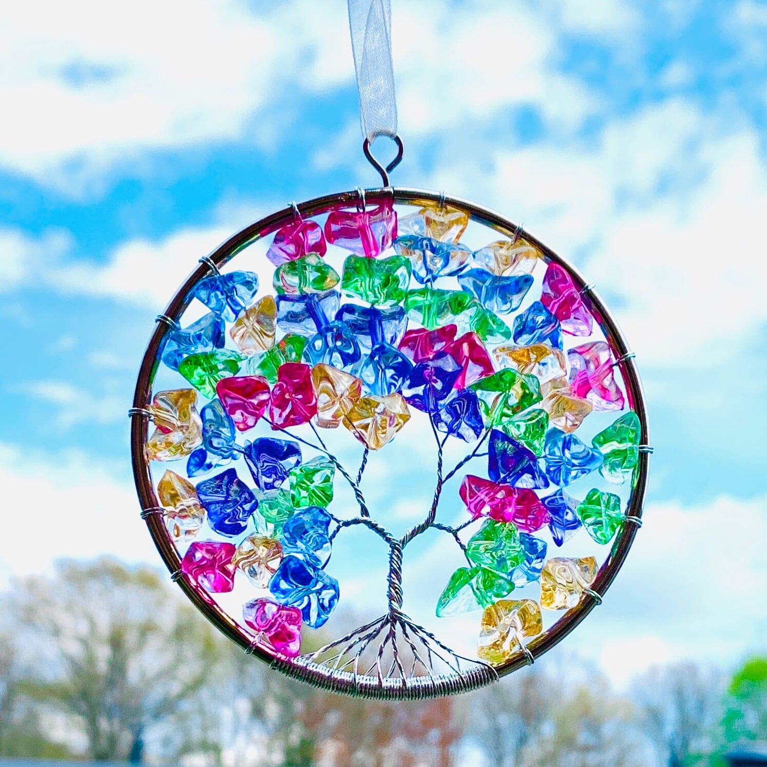 Spring Crystal Tree Ornament Ornament GANZ 