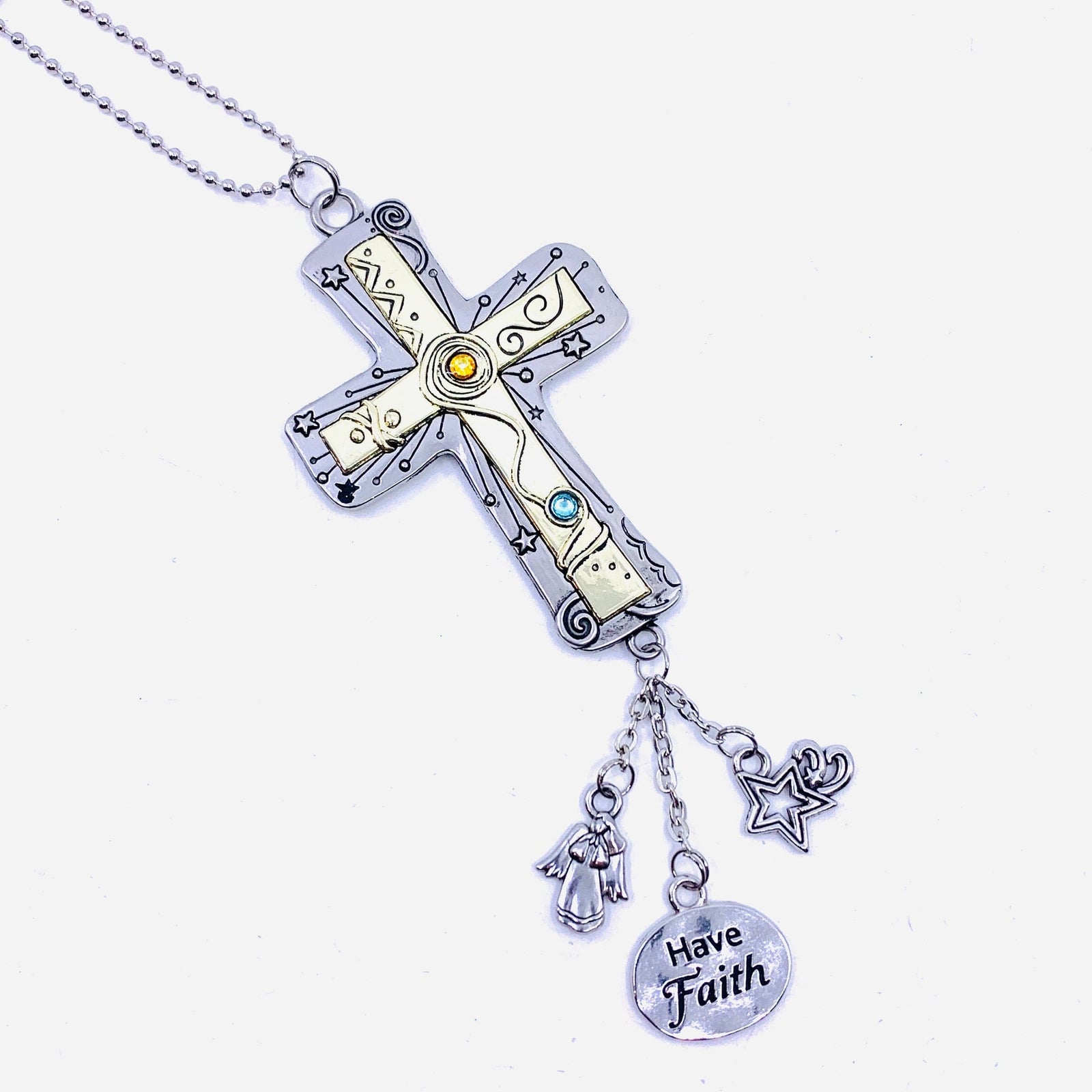 Cross Car Charm Ornament GANZ 