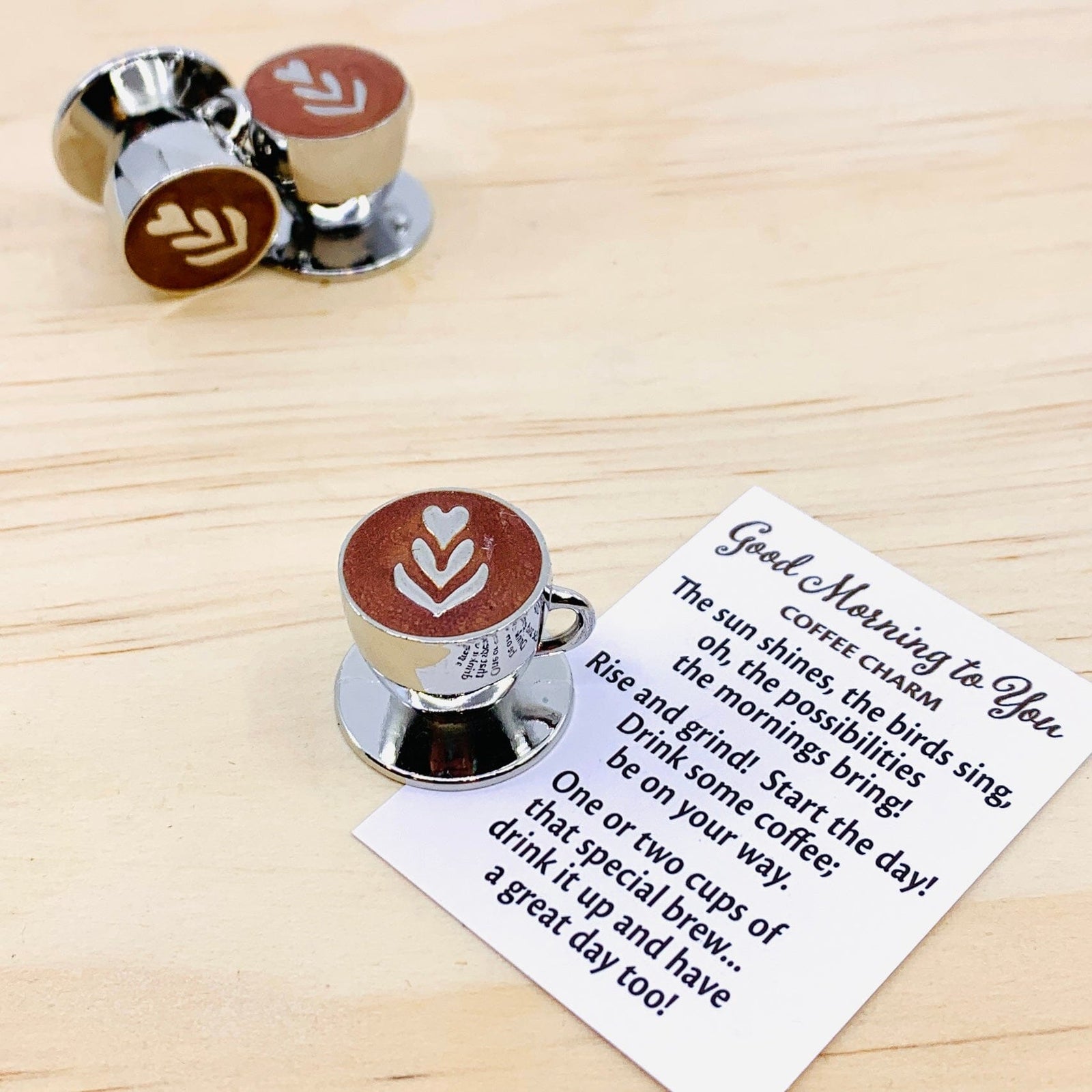 Good Morning to You Pocket Charm Miniature GANZ 