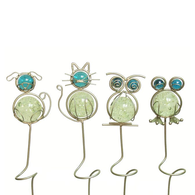 Glow in The Dark Garden Stakes, Frog 11 Decor Echo Valley 