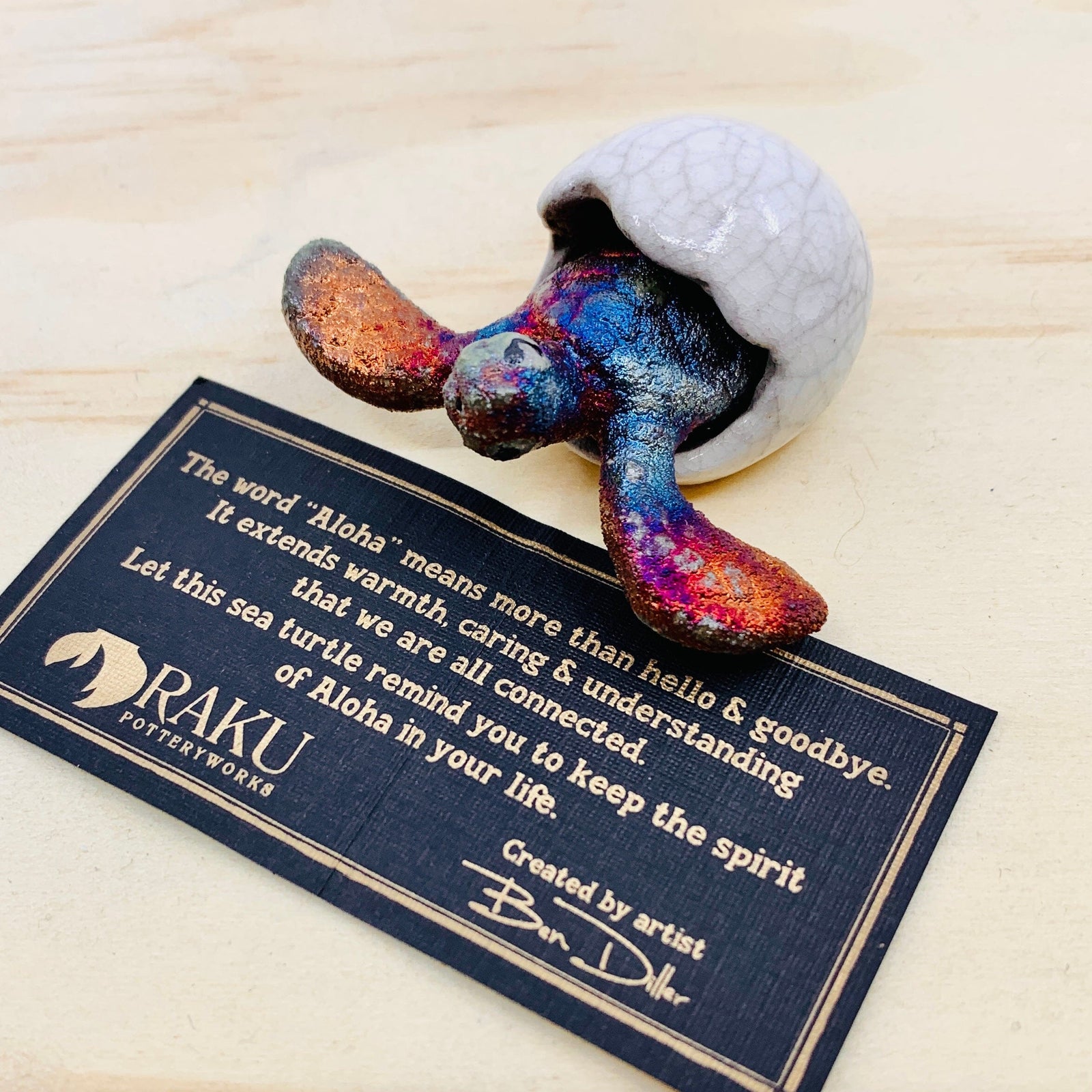 Turtle Hatchling, Iridescent Miniature Joy Crafters INC 