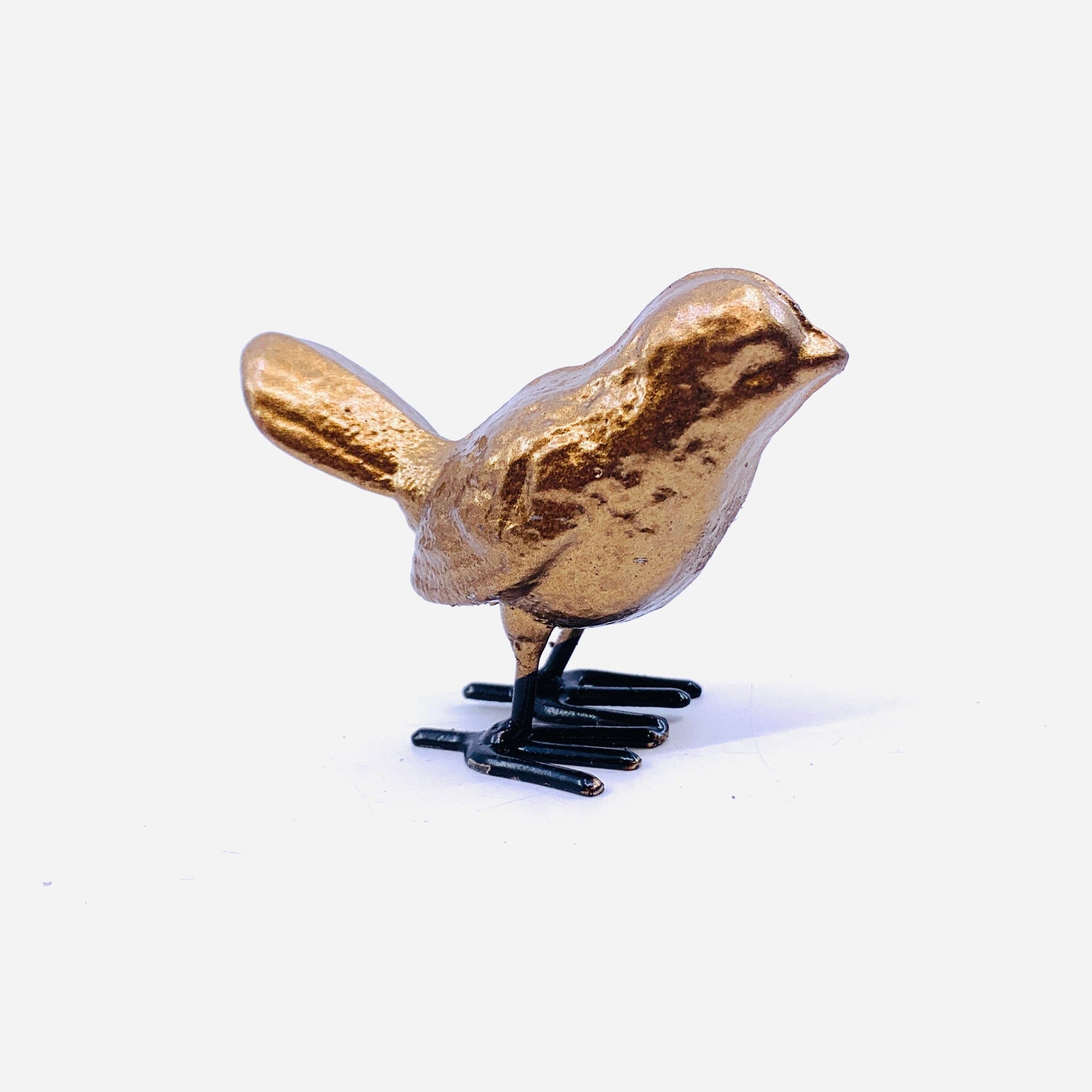 Little Cast Iron Bird, Metallic Bronze Decor Ganz 