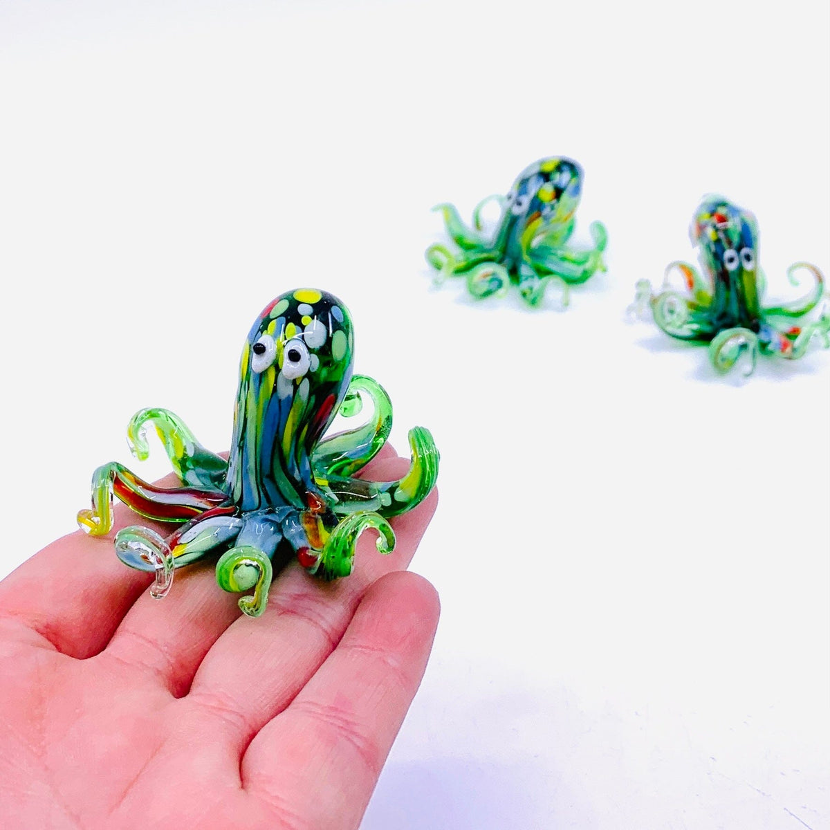 Glass Octopus, Multi Miniature Lyman 