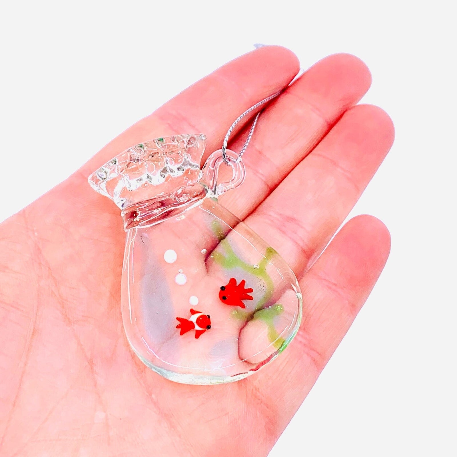 Fishbowl Car Charm Ornament - 