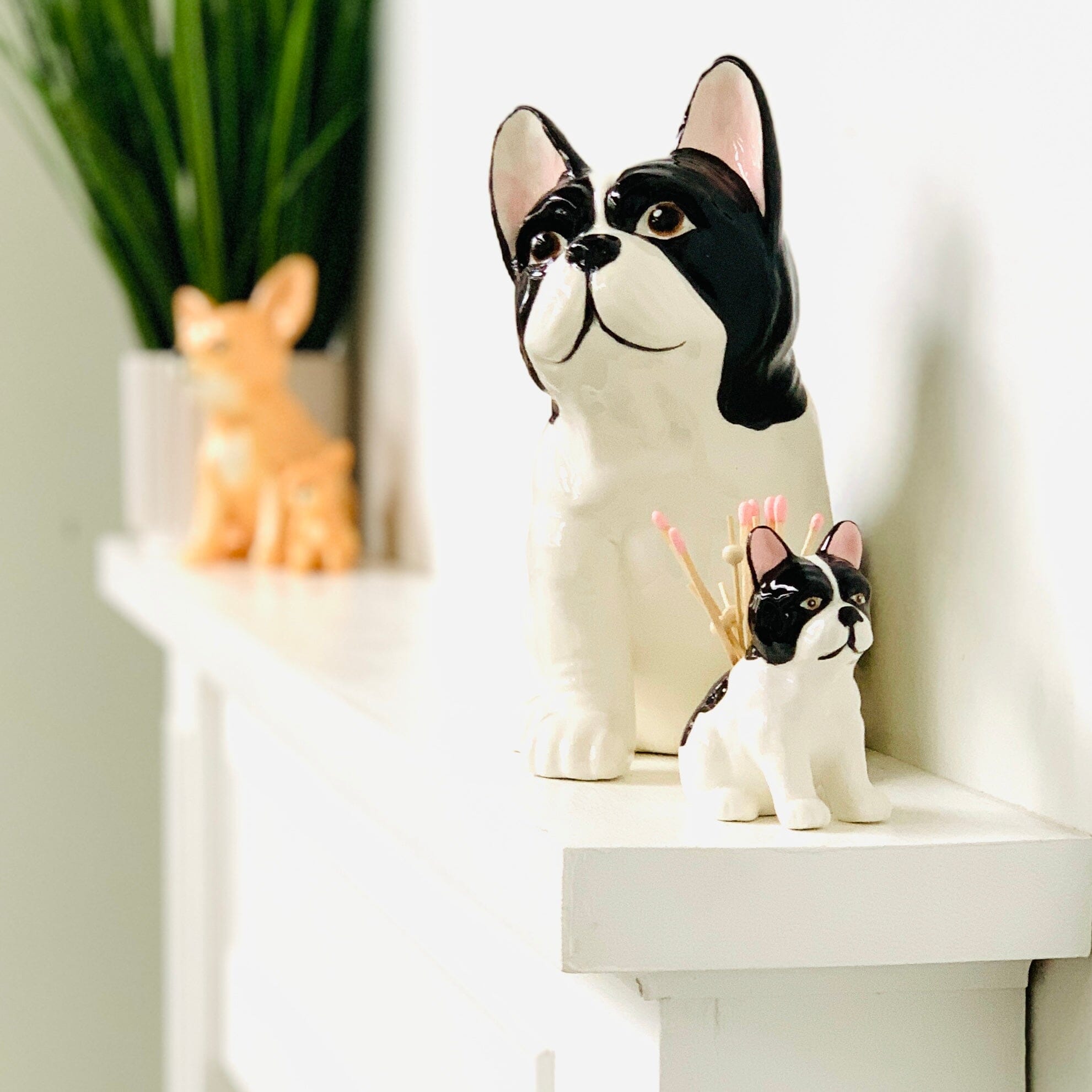 Puppy Pick Holder, Frenchie Decor Two's Company 