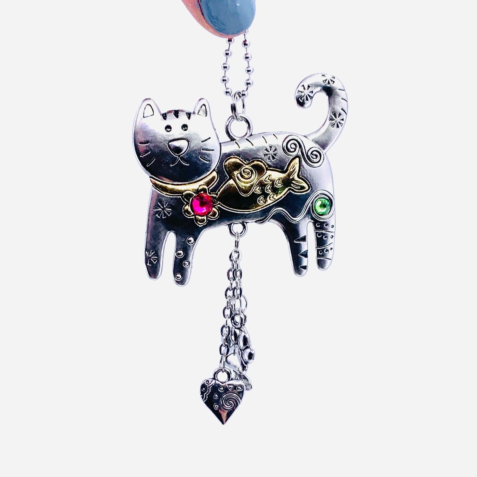 Cat Car Charm Ornament GANZ 