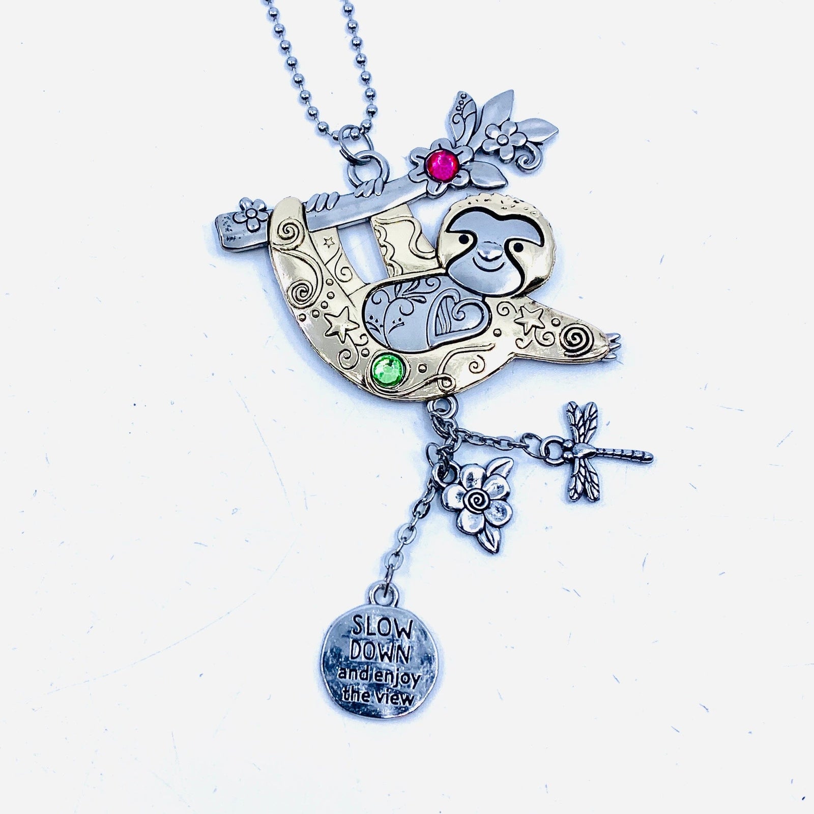 Sloth Car Charm Ornament GANZ 