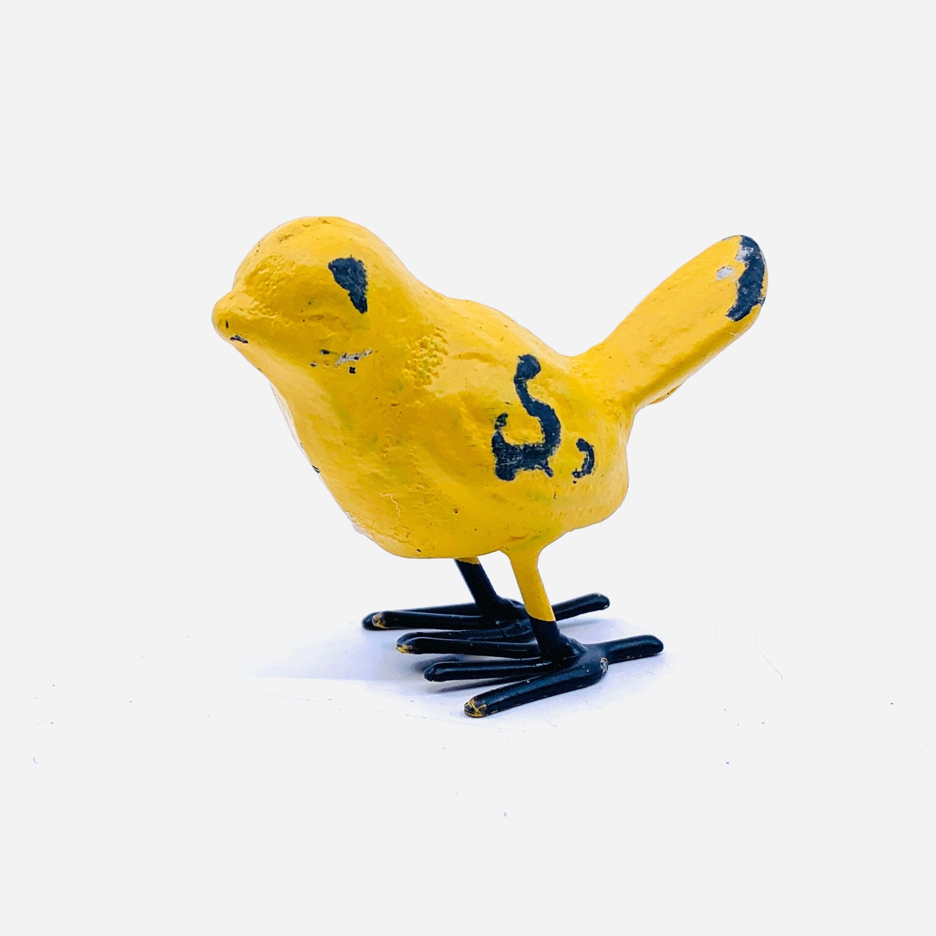 Little Cast Iron Bird, Rustic Lemon Decor Ganz 