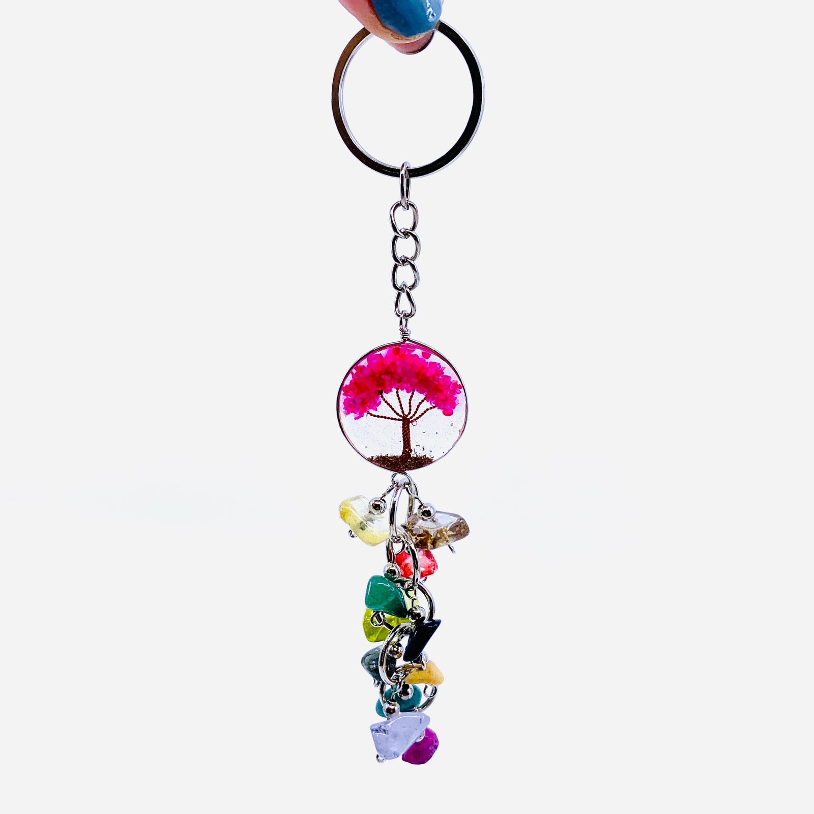 Tree of Life Key Chain 6, Pink Accessory Piichincha 