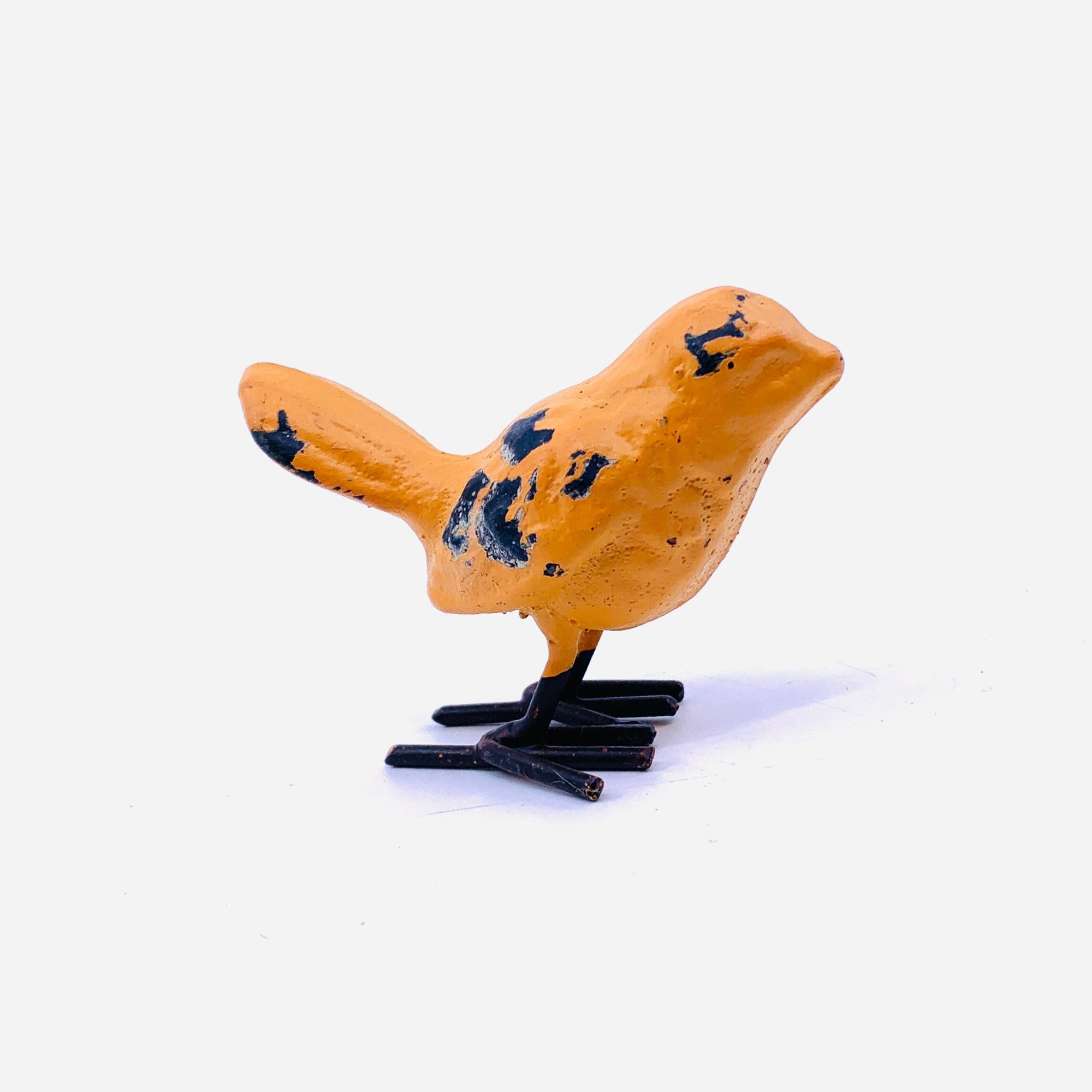 Little Cast Iron Bird, Rustic Tangerine Decor Ganz 