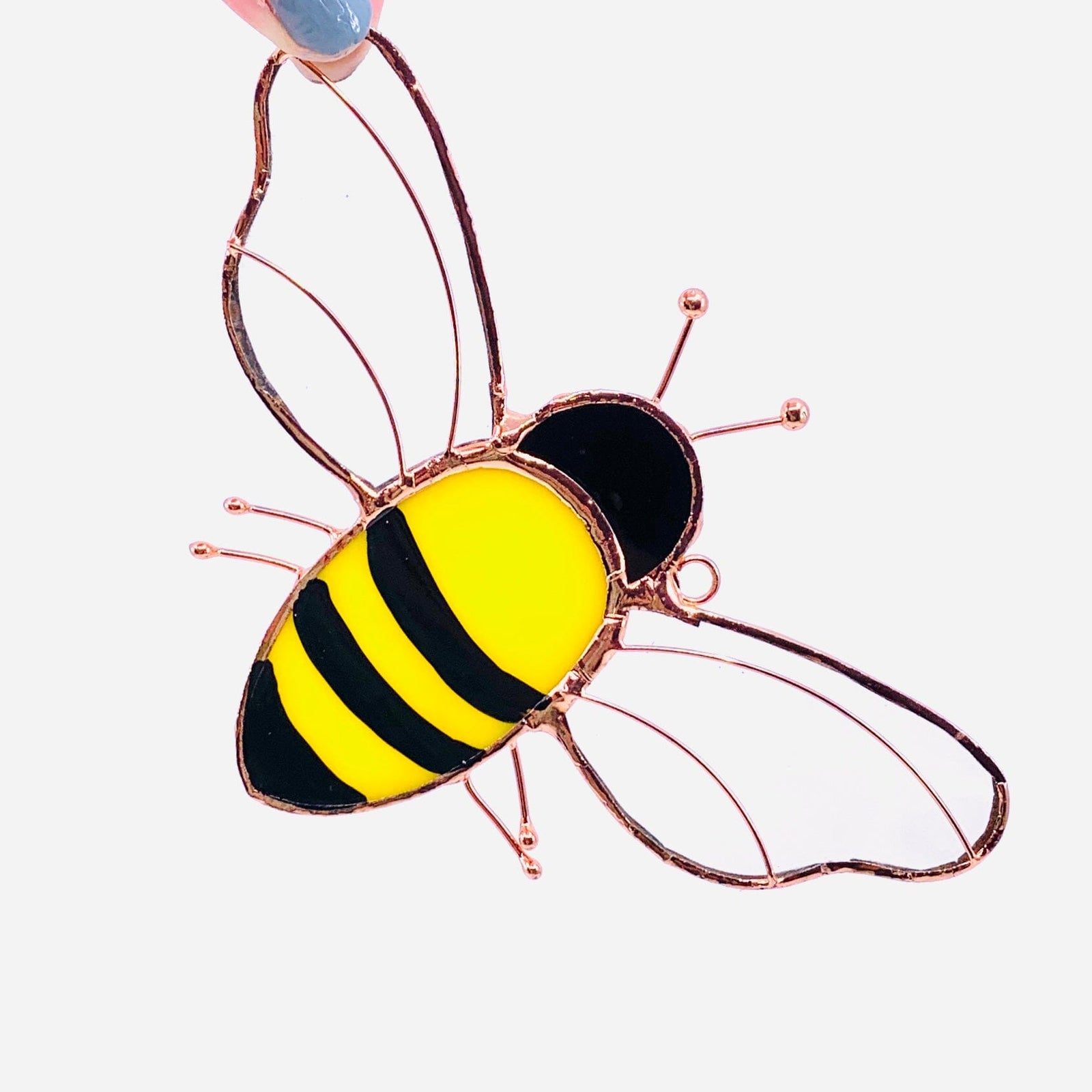 Stained Glass Suncatcher, Bumble Bee Ornament Gift Essentials 