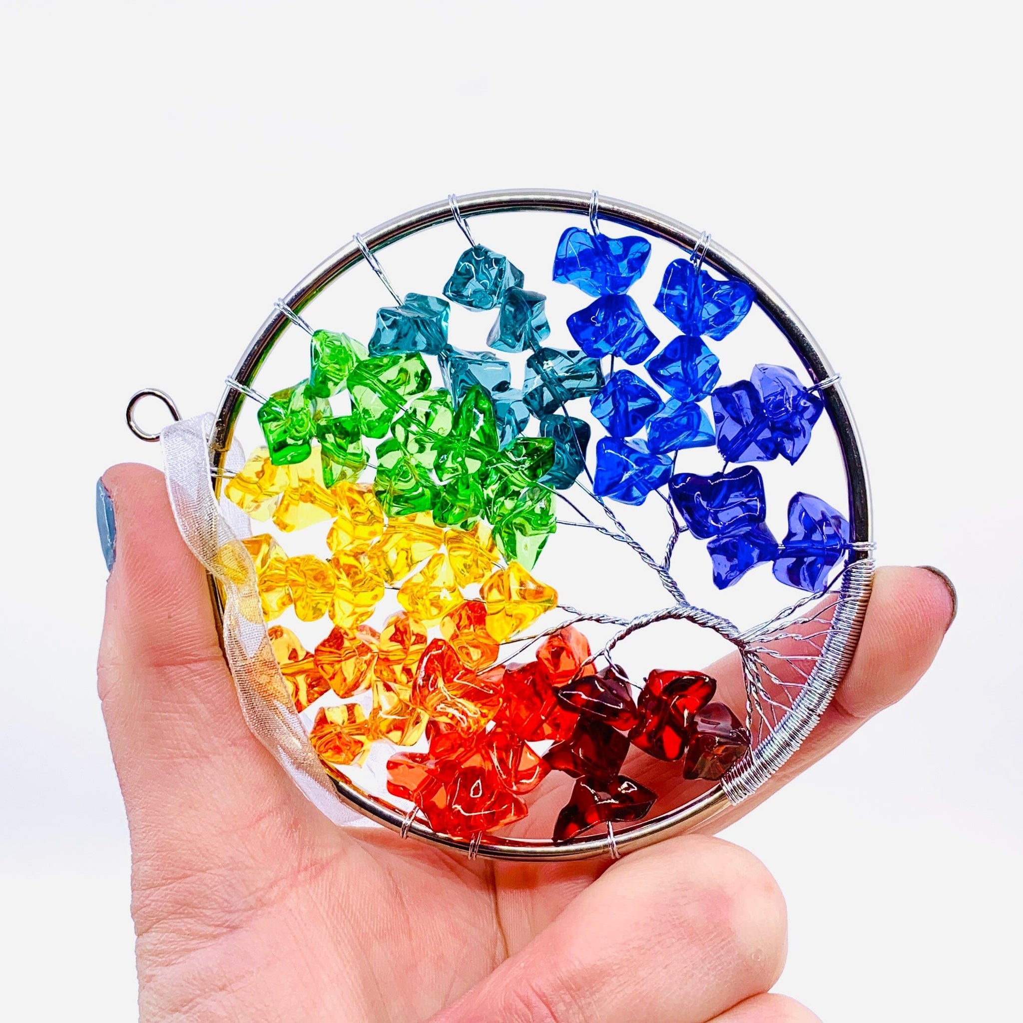Apple Hanging Crystal Tree Ornament - Homey Décor Apple Hanging Crystal Tree Ornament - Homey Décor