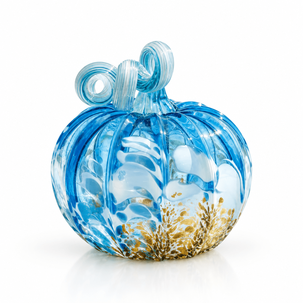 Summer Beachy Pumpkin Production Pumpkin Luke Adams Glass Blowing Studio 