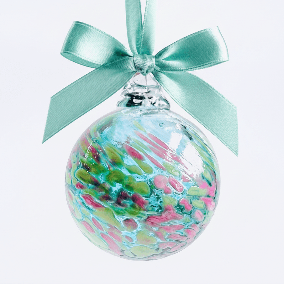 Mini 3" Ornament, Monet Ornament Luke Adams Glass Blowing Studio 