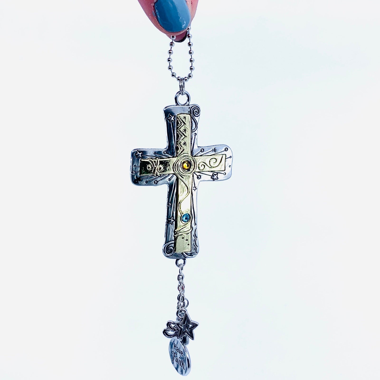 Cross Car Charm Ornament GANZ 