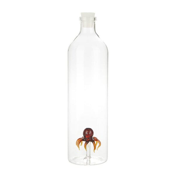 Glass Water Bottle, Octopus Decor Balvi 